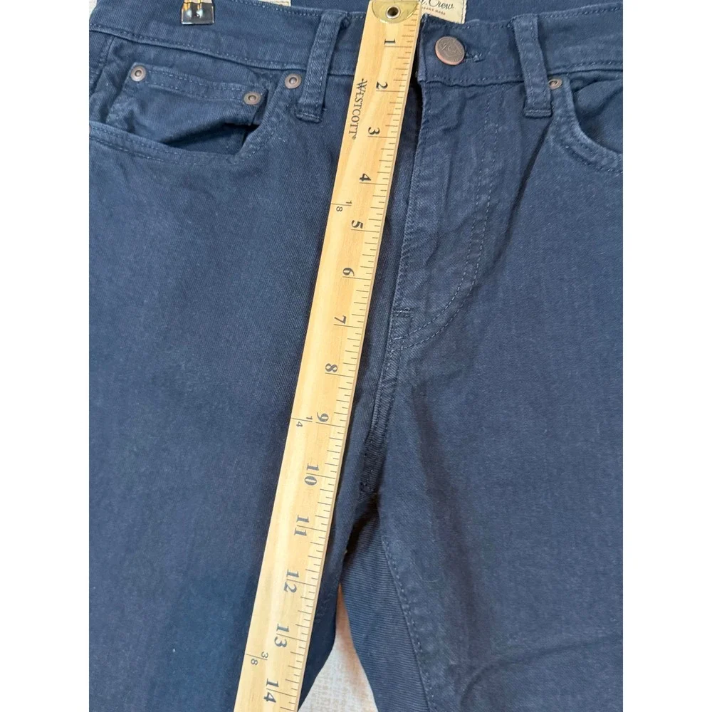 J.Crew 484 Slim Fit Pants Mens 31x30 Navy Blue Stretch Cotton Preppy Classic
